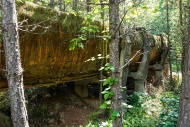 Saraybosna, Bosna ve Hercegovina - 28 Ağustos 2019: Terk Edilmiş Ol