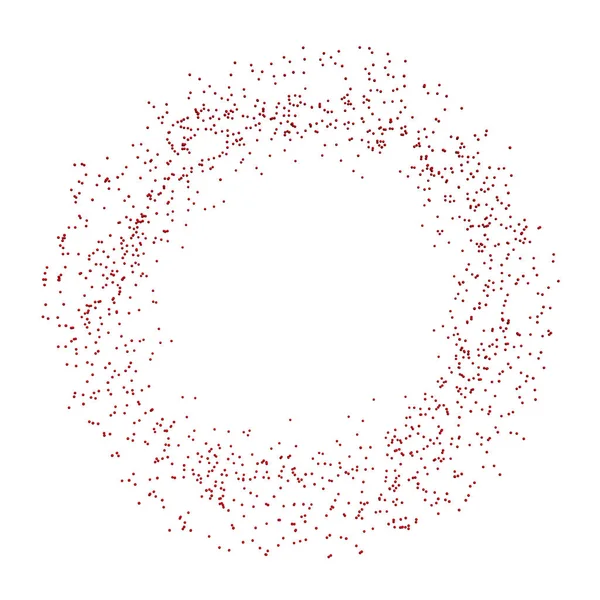Ένα Δαχτυλίδι Από Μικρές Σφαίρες Ένας Κύκλος Που Αποτελείται Από — Διανυσματικό Αρχείο