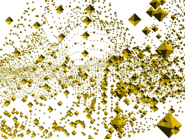 Pozadí Mnoha Obrovské Diamanty Blízko Daleko Žlutá Obrovské Vektorové Ilustrace — Stockový vektor