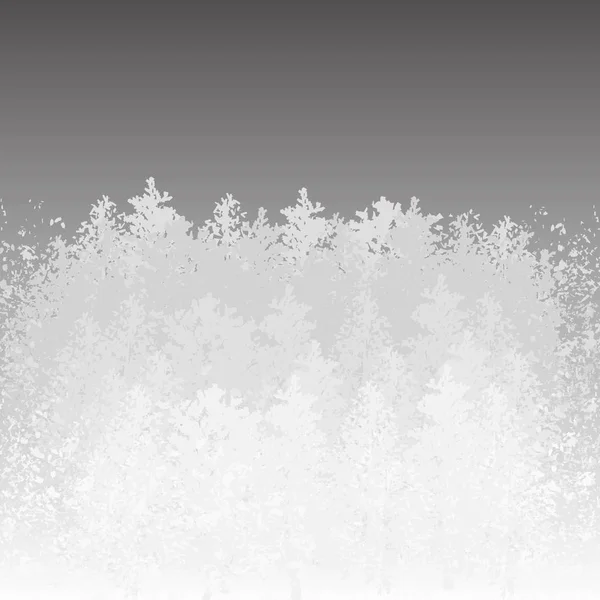 Фон Контурами Леса Белый Серый Контур Леса Векторная Иллюстрация — стоковый вектор
