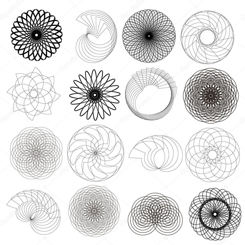 Set Patterns 16 Various 234436858 - WDRFree Vector illustration of Set Patterns 16 Various 234436858