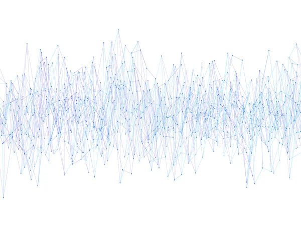 Fond abstrait avec bruit de lignes. Lignes bleues isolées sur fond blanc. Illustration vectorielle — Image vectorielle