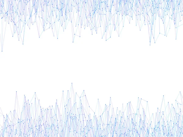 Achtergrond met lijnen die ruis vormen. Patroon met blauwe lijnen. Vector illustratie — Stockvector