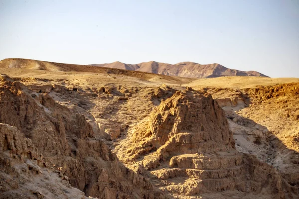 Pustynia Piaszczysta Górach Judei Izrael — Zdjęcie stockowe