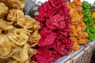 Hamurdan Doğu geleneksel tatlılar, yakın.