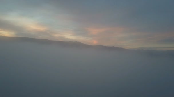 Cordilheira Nas Nuvens — Vídeo de Stock