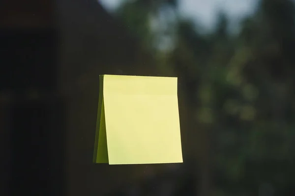 sheets of note papers, stick notes paper, post it on mirror window