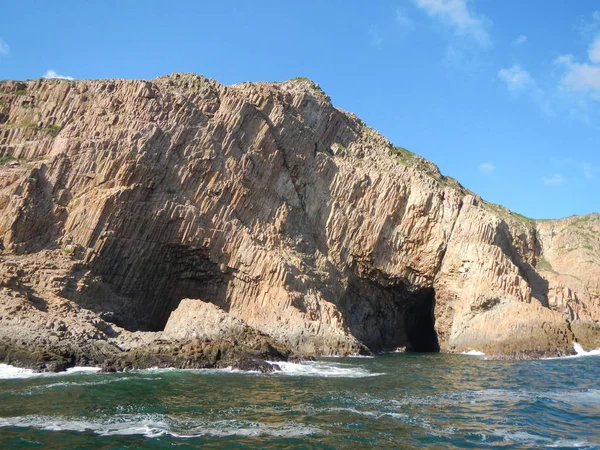 Isla Volcánica Cueva Del Parque Geológico Hong Kong Sai Kung —  Fotos de Stock