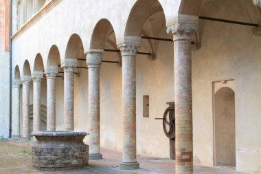 Ortaçağ Torrechiara Kalesi'nın eyaletinde Parma, İtalya