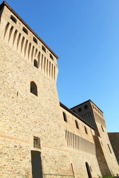 中世纪 Torrechiara 城堡在意大利帕尔马省 — 图库照片