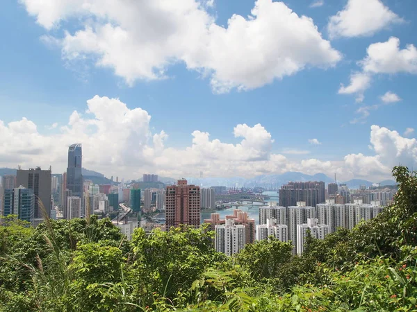Hong Kong Cityscape Viewed Tsuen Wan Country Park — Stock Photo, Image