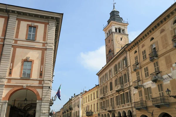 Historiska Gamla Staden Cuneo Italien — Stockfoto