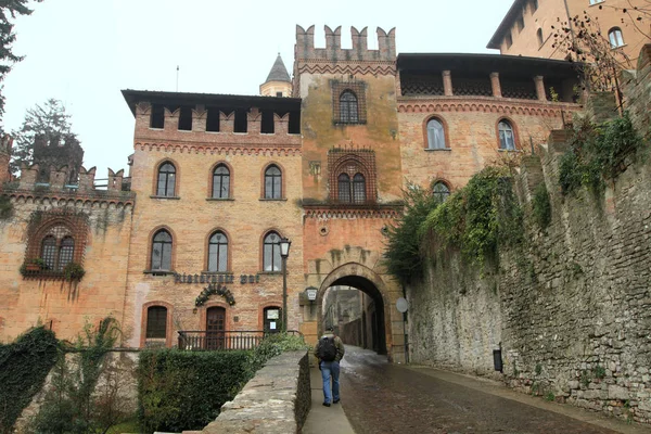 Castell Arquato Itália Dec 2011 Medieval Historic Center Dec 2011 — Fotografia de Stock