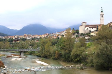 Dolomites Belluno alp manzara, İtalya