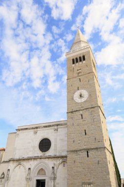 Koper Ortaçağ pazar meydanı, Slovenya 