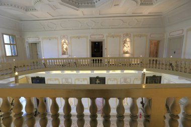 Padova, İtalya - 11 Ekim 2016: Villa Contarini 11 Ekim 2016 Padova, İtalya için üzerinde Barok iç. Venedik yakınındaki bir dönüm noktası Venedik villa olduğunu.