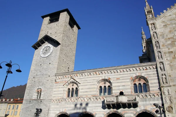 Duomo Del Lago Como Italia — Foto de Stock