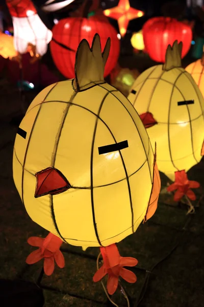 Hong Kong March 2018 Traditional Chinese Lanterns Light March 2018 — Stock Photo, Image