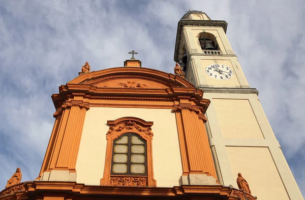 Středověký Kostel Jezera Como Itálii — Stock fotografie