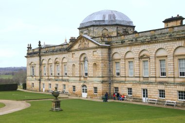 York, Uk - 1 Nisan 2018: 1 Nisan 2018'de York'taki Ortaçağ Kalesi Howard. Kuzey Yorkshire'da bir dönüm noktası..