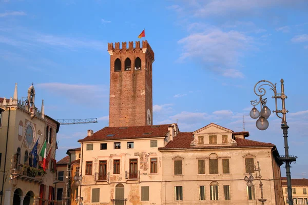 Historische Binnenstad Van Bassano Del Grappa Italië — Stockfoto