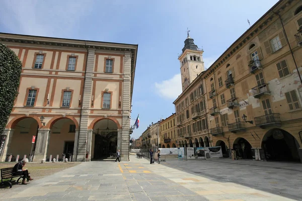 Cuneo Włochy Maja 2015 Zabytkowe Stare Miasto Cuneo Maja 2015 — Zdjęcie stockowe