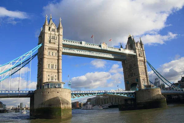 Londres Reino Unido Marzo 2018 Tower Bridge Visto Desde Río — Foto de Stock