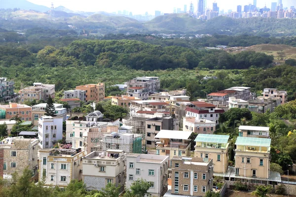 Kwu Ling Dorf Hongkong Gegenüber Shenzhen — Stockfoto