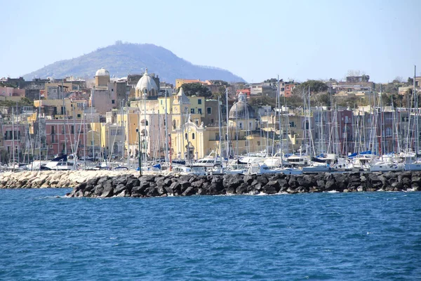 Procida Island Coastline Naples Region Italy — Stock Photo, Image