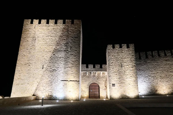 Prosvětlená Pevnost Elvas Unesco Portugalsko — Stock fotografie