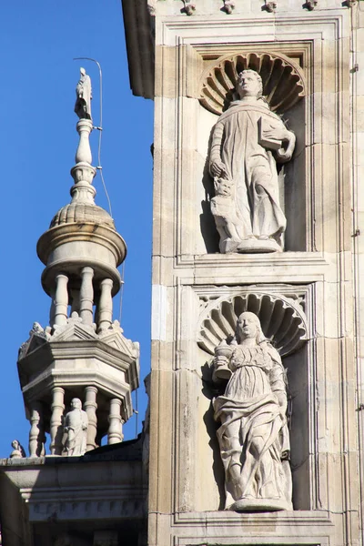 Detalles Catedral Histórica Como Italia —  Fotos de Stock