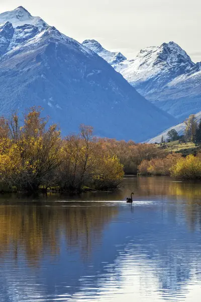 Prachtige Herfst Uitkijk Van Glenorchy Zuidereiland Van Nieuw Zeeland — Stockfoto