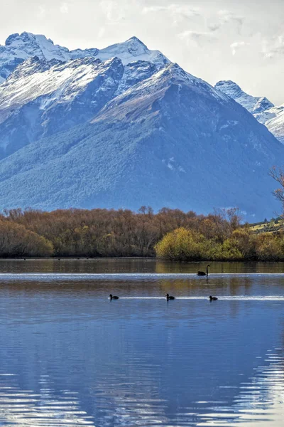 Prachtige Herfst Uitkijk Van Glenorchy Zuidereiland Van Nieuw Zeeland — Stockfoto