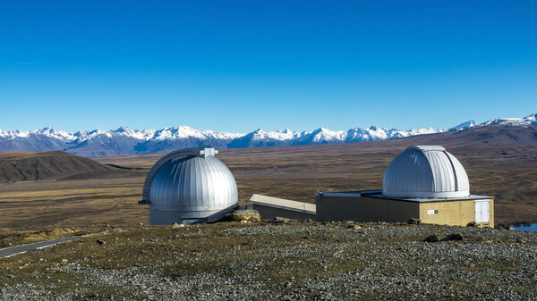 The Mt John Observatory in Tekapo of South Island, New Zealand.