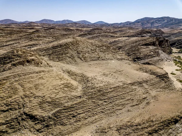 Les Rochers Près Rivière Kuiseb Dans Montagne Namibie — Photo