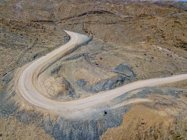 Droga Krajowa C14 Kamiennej Góry Pobliżu Rzeki Kuiseb Namibii — Zdjęcie stockowe