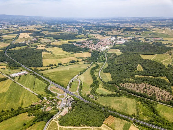 Město Monteriggioni — Stock fotografie