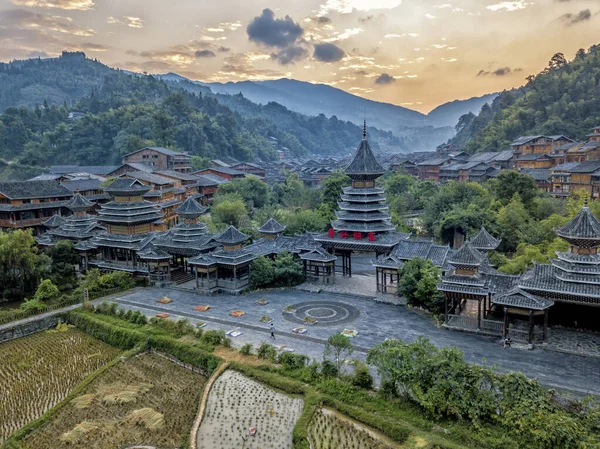 Zhaoxing Dong Village — Stockfoto