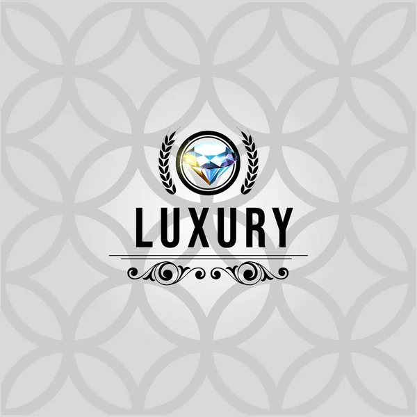 Bunte Vektor Illustration Von Luxus Banner Mit Goldelementen — Stockvektor