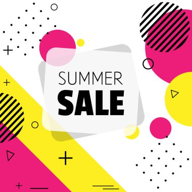 Yaz parlak arka plan üzerinde satışı büyük başlığı