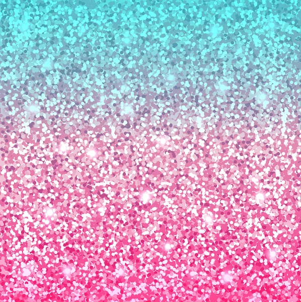 Glänzender Glitzerhintergrund Pastellrosa Und Blauen Farben — Stockvektor