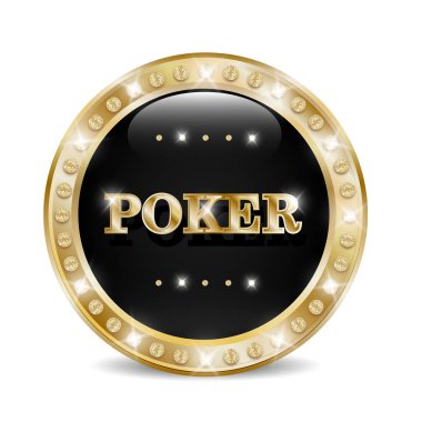 poker altın glitter yazı. Sadece üyeler. Siyah ve altın desen.