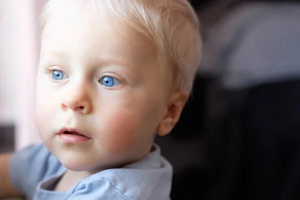 Beautiful Little Baby Spends Time Home — Stock Photo, Image