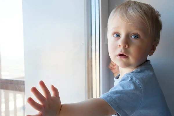 Beautiful Little Baby Spends Time Home — Stock Photo, Image