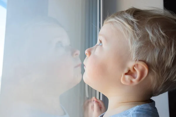 Beautiful Little Baby Spends Time Home — Stock Photo, Image