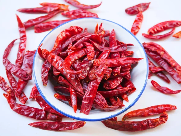 Röd Kylig Peppar Torkad Chili — Stockfoto