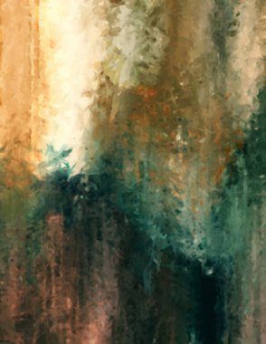 Modern sanat. Renkli çağdaş sanat eserleri. Renkli boya darbeleri. Soyut arkaplanda fırça darbeleri. Fırça boyası. Eşsiz duvar sanatı.