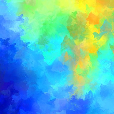 Boya darbeleri. 2D İllüstrasyon. Taranmış Boyalı Soyut Arkaplan. Fırça darbesi ile boyanmış. Modern sanat.