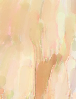 Poster, duvar sanatı, afiş, kart, kitap kapağı veya ambalaj için pastel renkli suluboya resim. Alkol mürekkebini andıran rahatlatıcı fırça darbelerinin modern resmi.