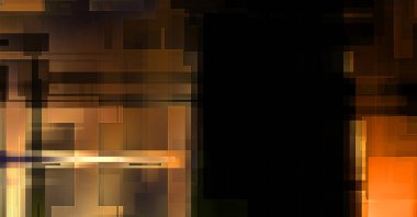 Fütürist soyut geometrik duvar kağıdı. Geometrik renkli şekiller. Dikdörtgen şekilli arka plan. Bir teknolojinin dijital illüstrasyonuName.